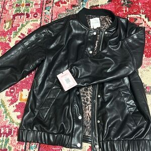 brand new avec les filles relaxed bomber jacket